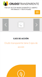 Mobile Screenshot of crudotransparente.com